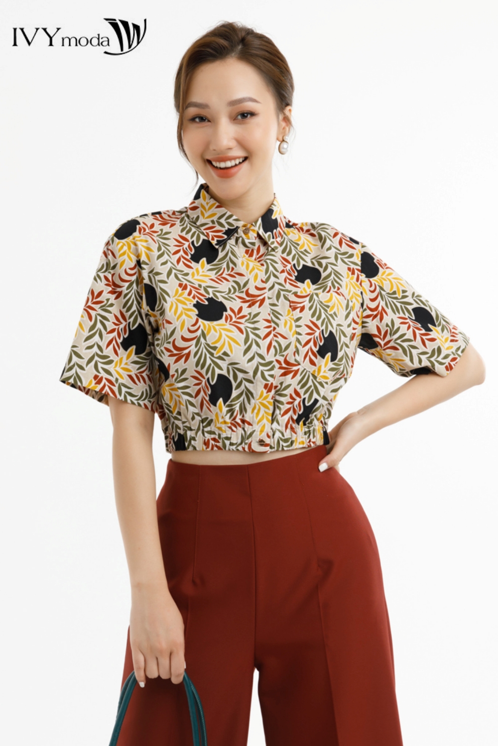 Quần dài ống rộng IVY moda MS 22M7617