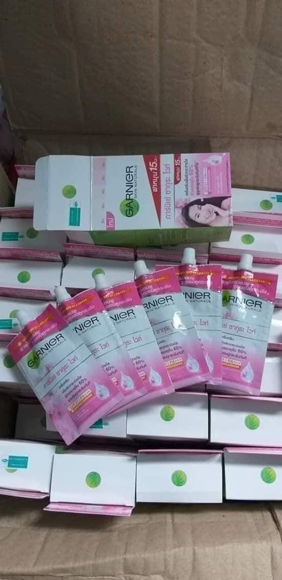COMBO 6 TUYP HỒNG CHỐNG NẮNG GARNIER