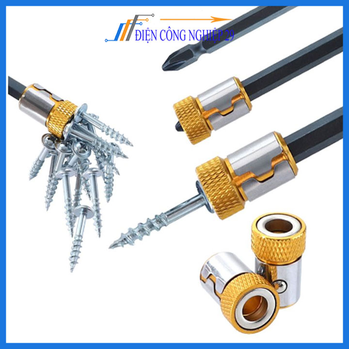 Nam châm gắn tô vít - Cục hít vít tăng từ tính cho đầu tô vít, lục giác