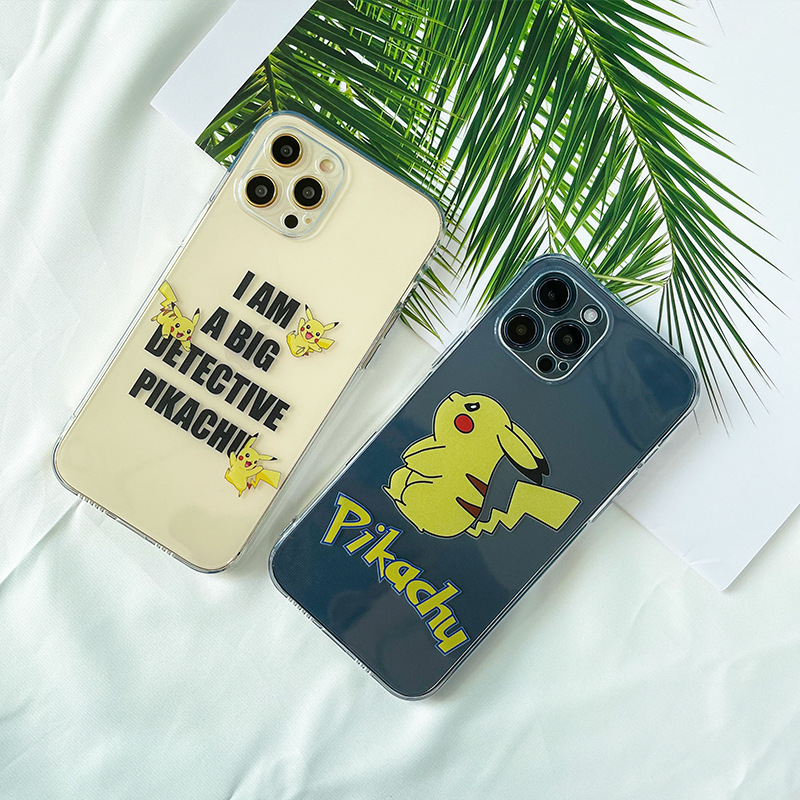 Ốp lưng iphone hình Pikachu dễ thương, bảo vệ camera