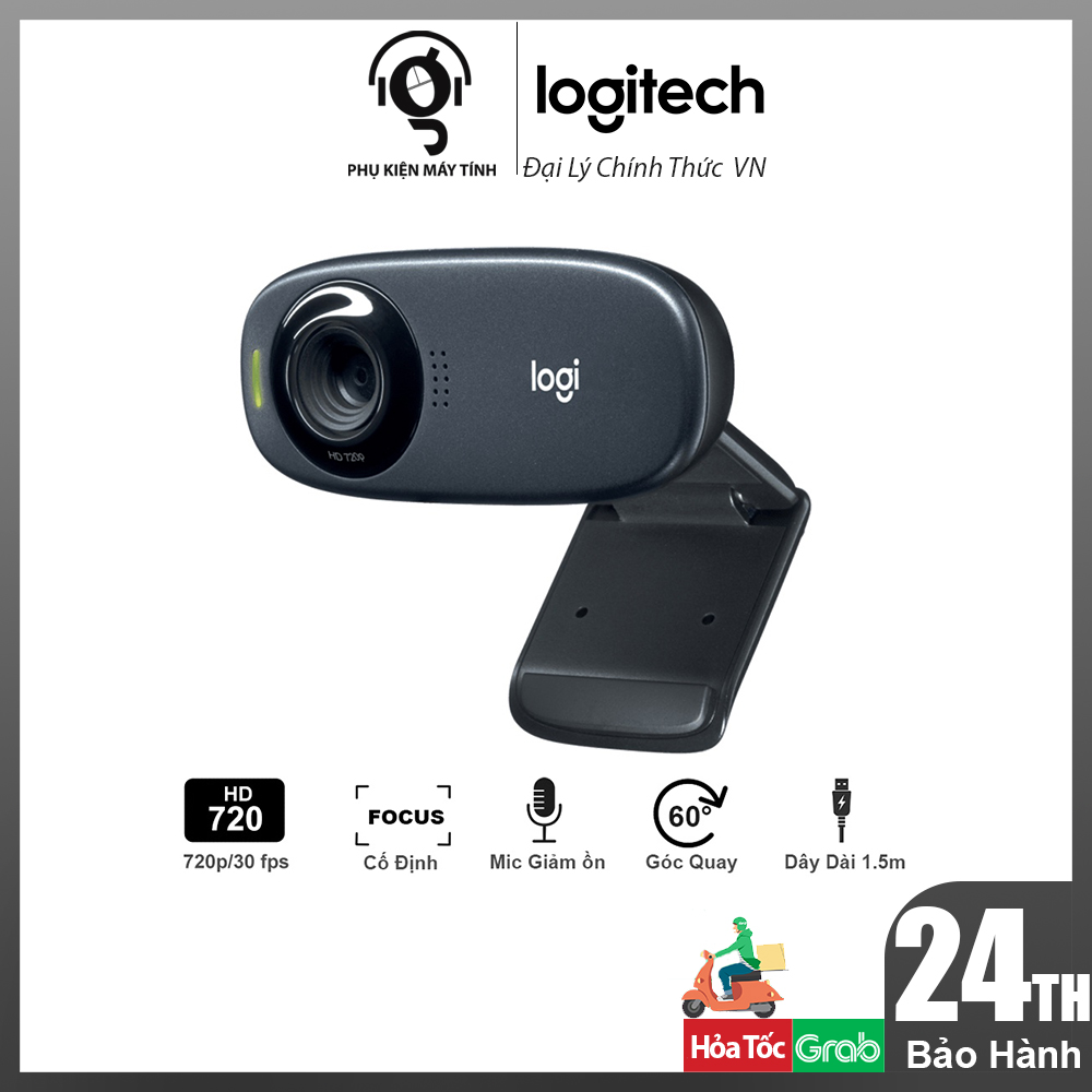 Webcam Logitech C310 HD - Hàng Chính Hãng