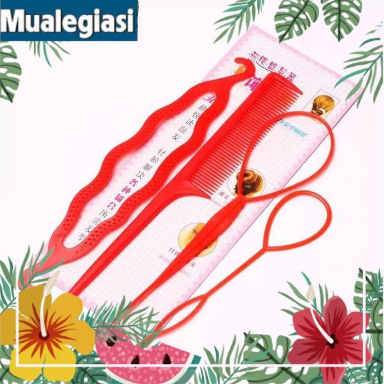 [HCM]Bộ Dụng Cụ Làm Tóc 4 Món Tiện Lợi [NPS]