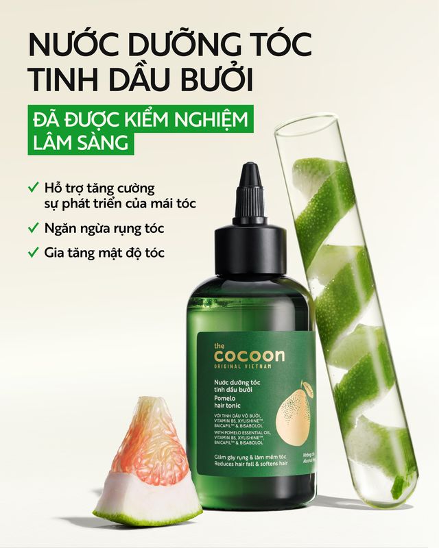Nước dưỡng tóc tinh dầu bưởi Cocoon 140ml