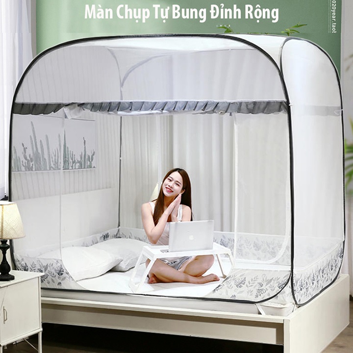 Mùng Chụp Tự Bung 1M8 2M Chống Muỗi Đỉnh Rộng Hàng Tiện Lợi Cho Mọi Nhà Bảo Hành 1 Đổi 1 7 Ngày .