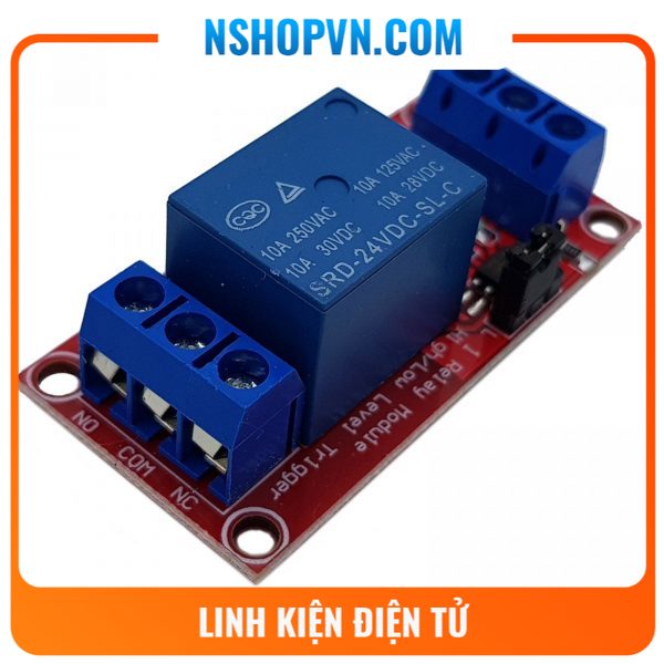 Module 1 relay với opto cách ly kích h/l 24vdc