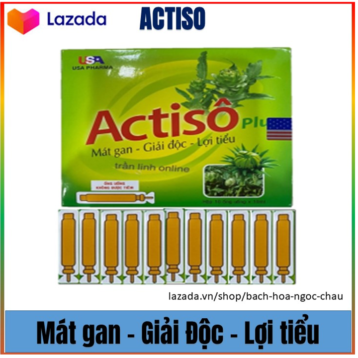Actiso plus - Mát Gan, Lợi Tiểu, Giải Độc
