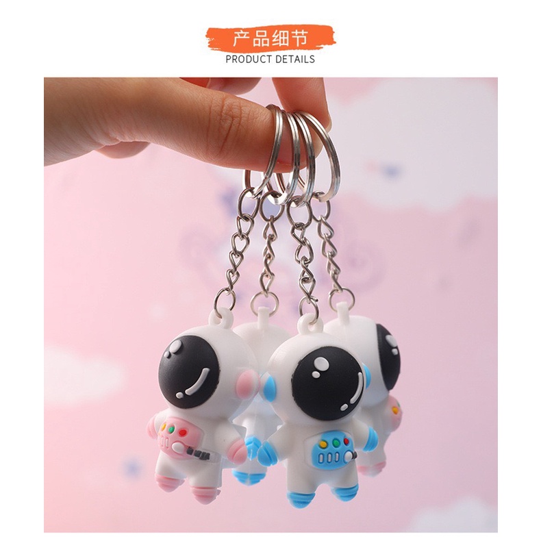 Móc khóa hình phi hành gia vũ trụ dễ thương