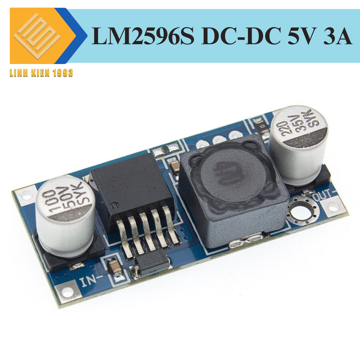 Mạch hạ áp lm2596 3A module giảm áp DC-DC Buck lm2596