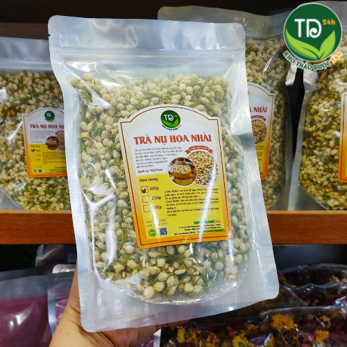[Hàng Xuất Khẩu] Nụ hoa nhài (hoa lài) sấy lạnh nguyên bông, pha trà, ướp vị thơm, trang trí, cải thiện tiêu hóa, giảm cân, làm đẹp da, chống lão hóa [250 gr - 1kg] I Kho Thảo Dược 24h
