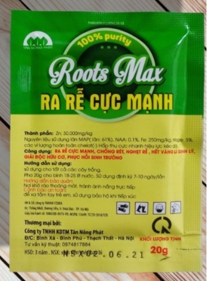 Roots Max ra rễ cực mạnh