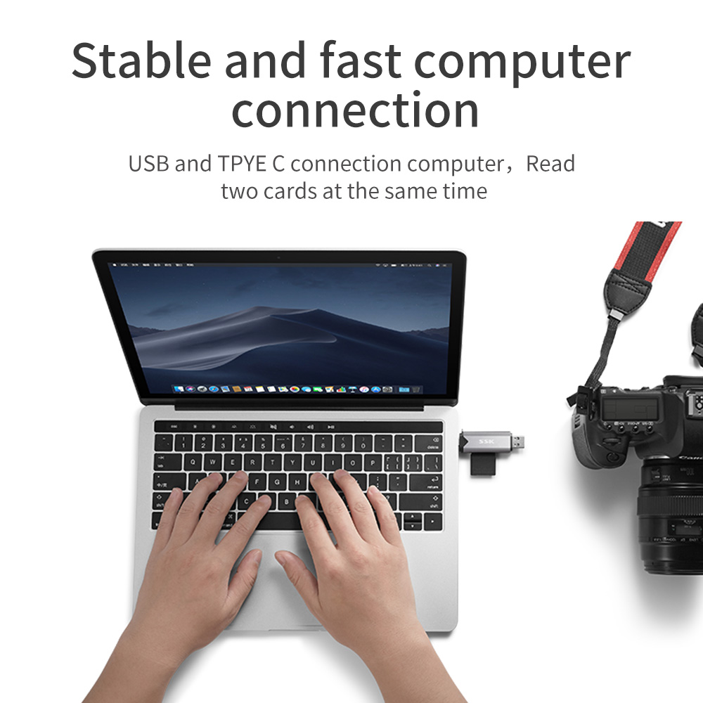 Đầu Đọc Thẻ Nhớ TF SD Cổng USB 3.0 Tốc Độ Cao