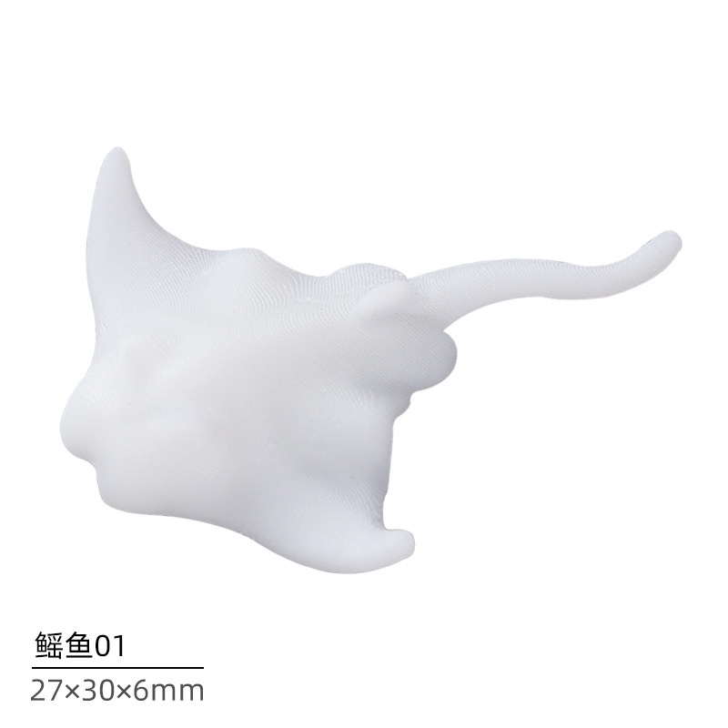 Mô hình cá đuối, rùa, cá ngựa 3D trang trí resin
