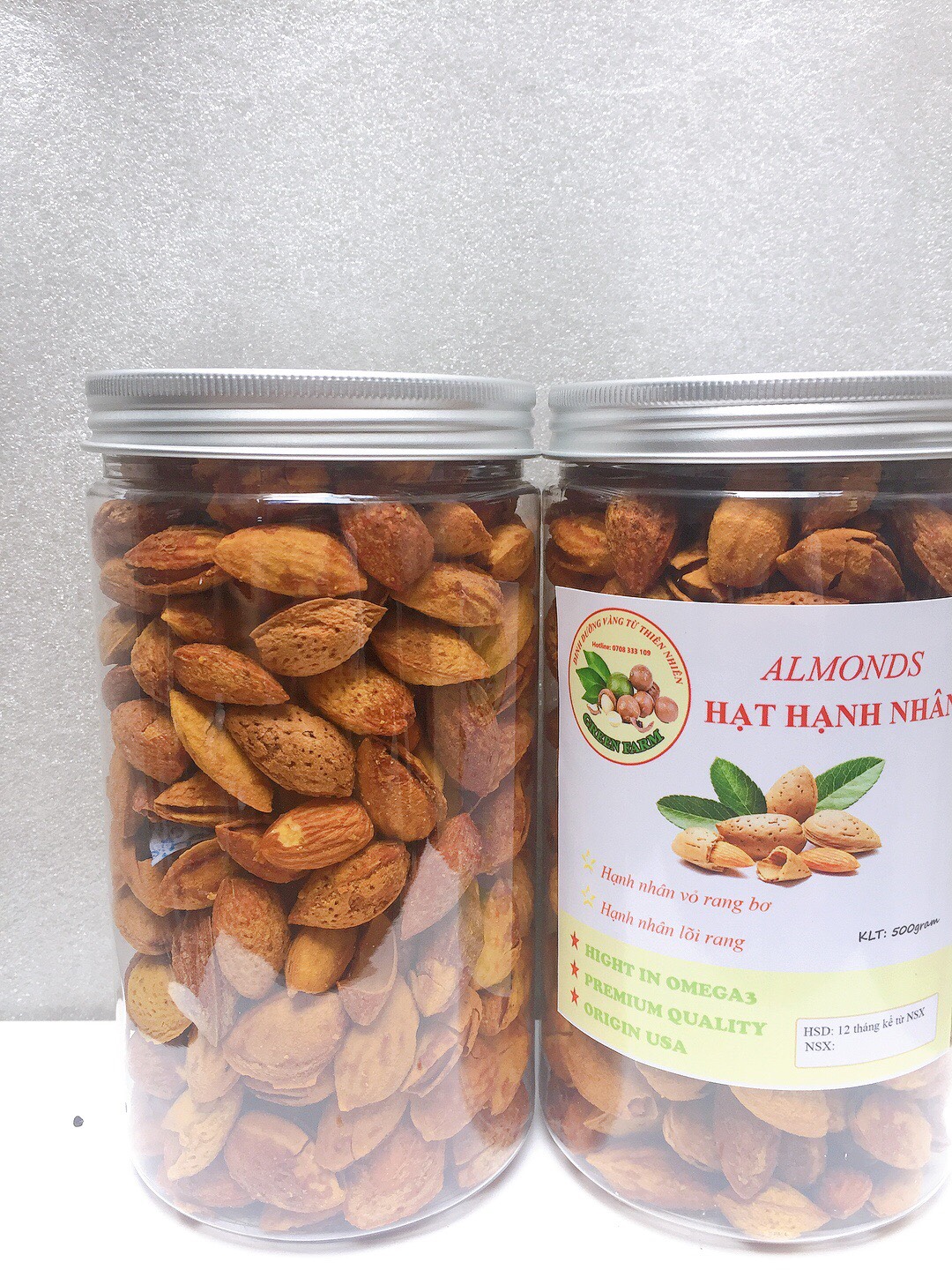 Hạnh nhân sấy rang bơ vỏ mỏng thơm ngon