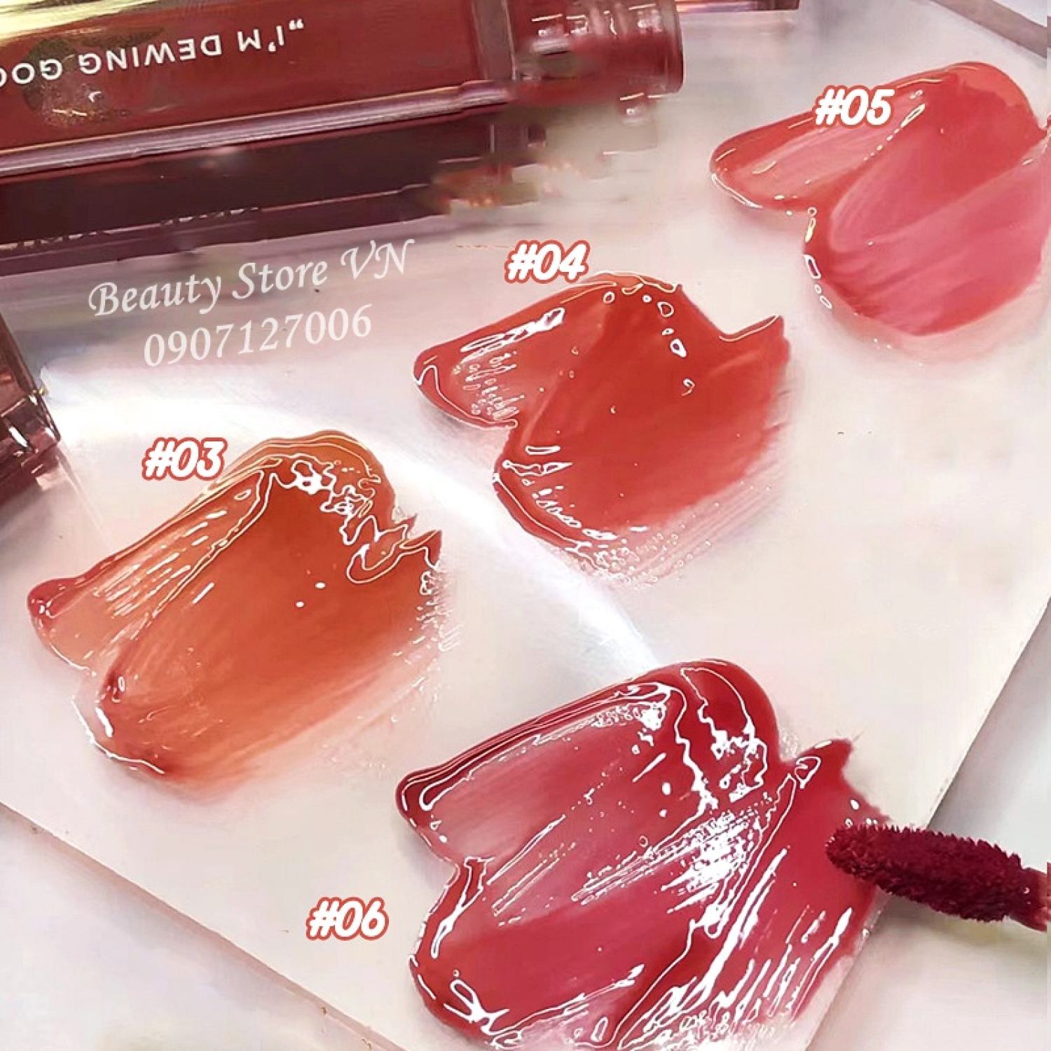 [FREESHIP💋] Son Bóng Gương Dupe Amuse Dew Tint