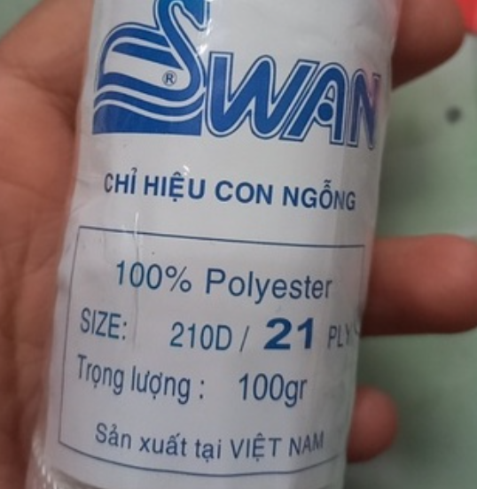 cuộn 100-200gam chỉ dù, chỉ nylon xỏ hạt, dây nhợ thả diều size