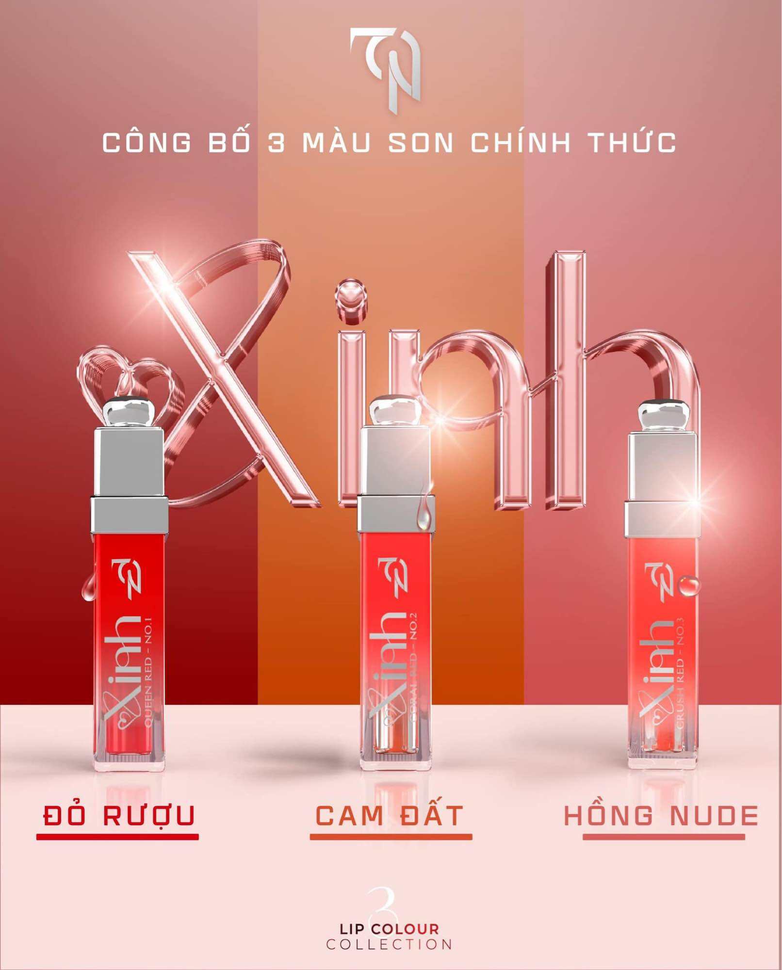 Combo 3 thỏi Son Xinh x3 kèm tẩy tbc