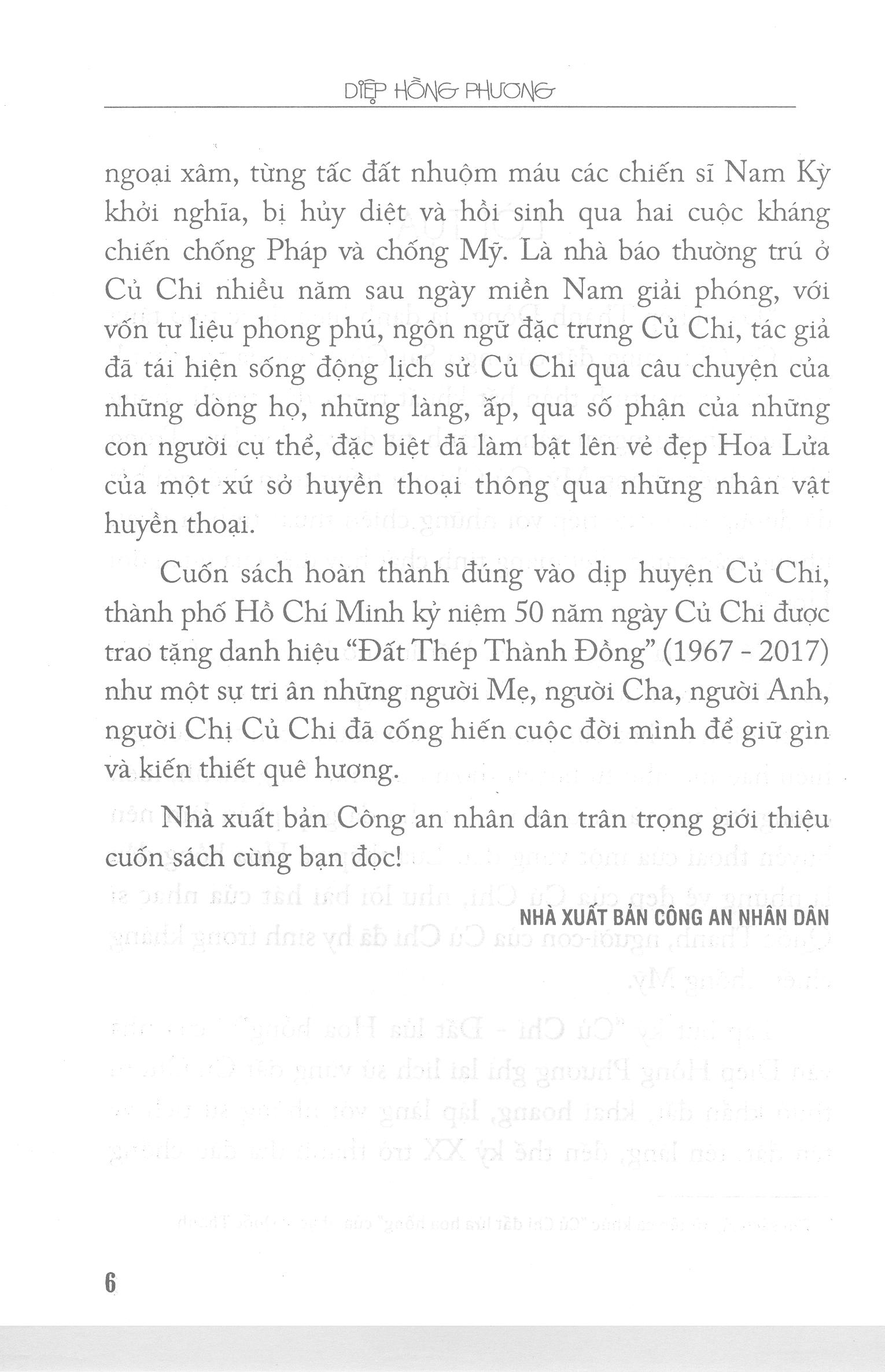 Củ Chi Đất Lửa Hoa Hồng