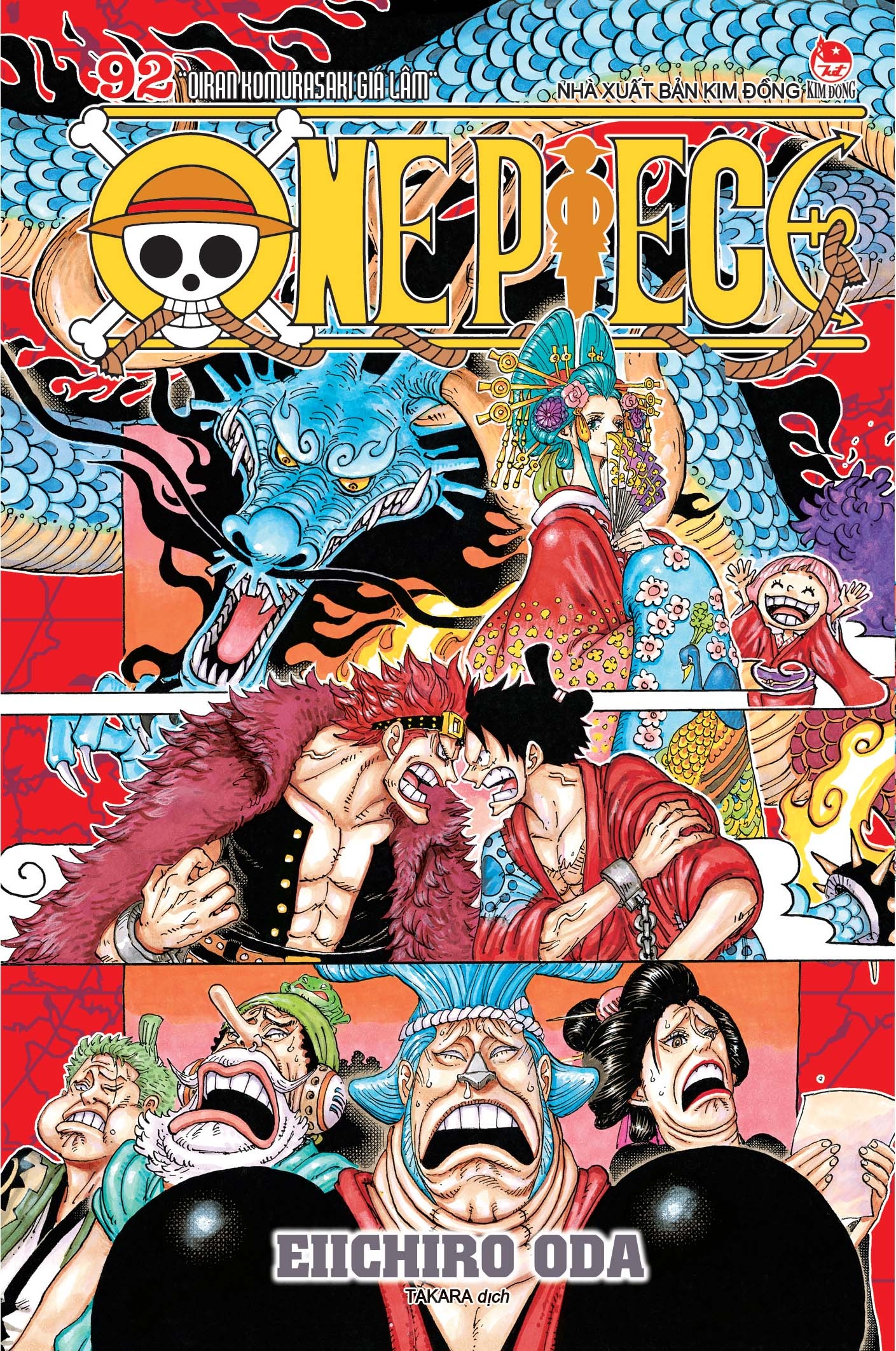 Fahasa - One Piece Tập 92 (Phiên Bản Bìa Gập)