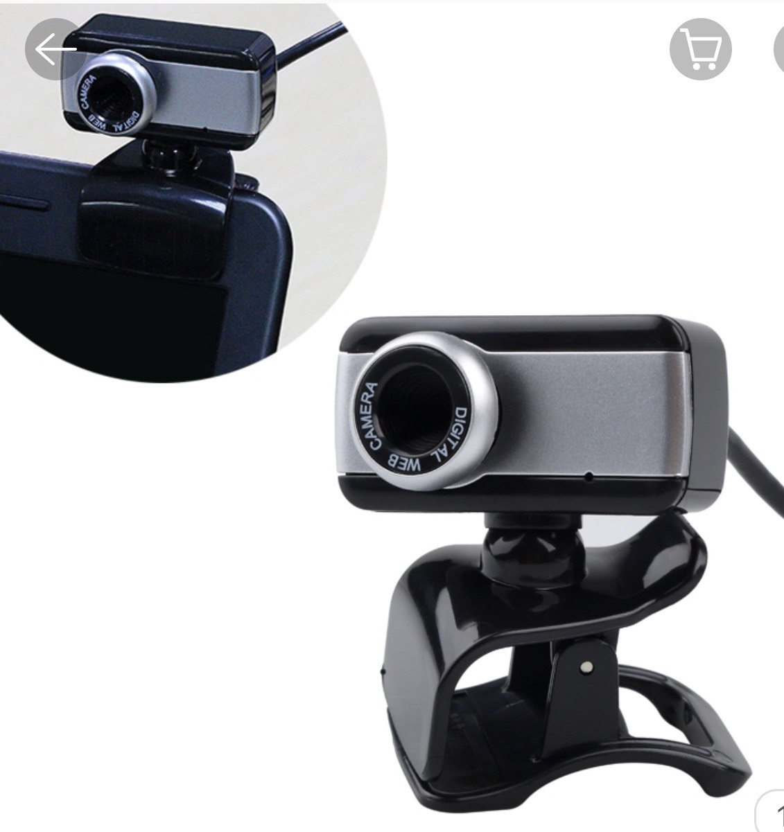 [HCM]Webcam  Usb 2.0 Kèm Micro Cho Máy Tính