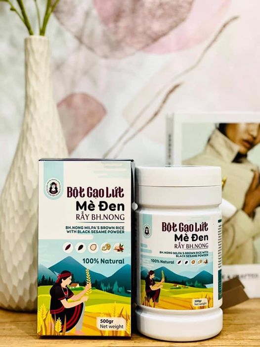 Bột gạo lứt mè đen rẫy Bh.nông