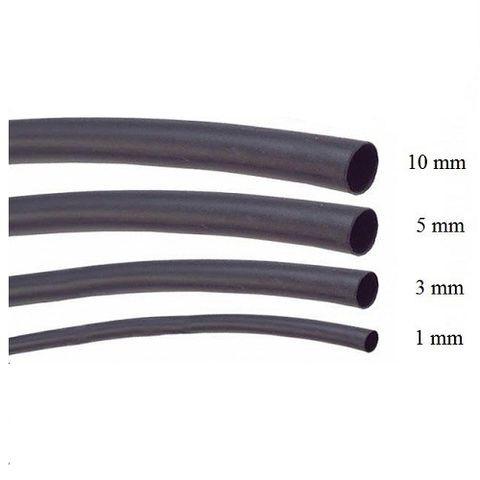 ống co nhiệt phi 2 phi 3 phi 4 phi 6 phi 8 phi 10 phi 12  màu đen (1m/túi)