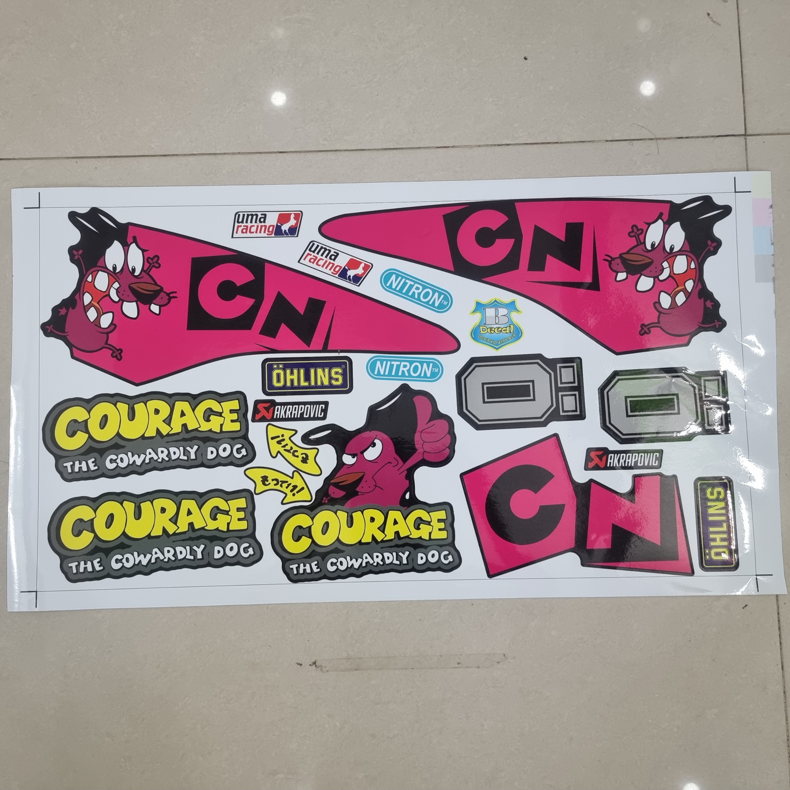 Tem xe mio đời đầu yamaha mẫu chó sún răng