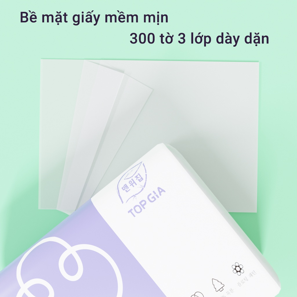 Thùng 30 gói giấy ăn cao cấp TOP GIA