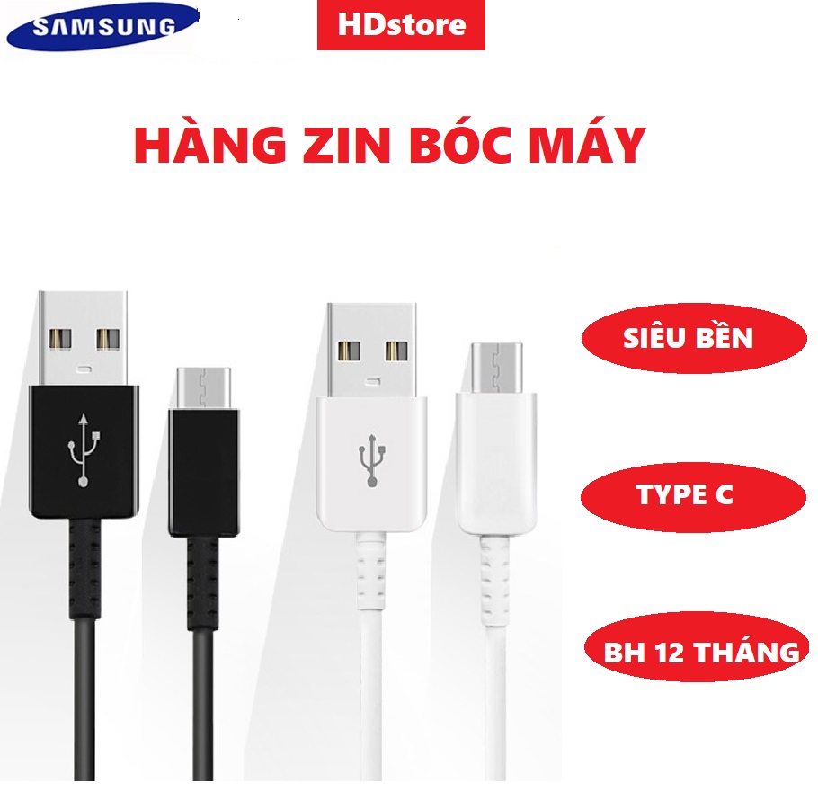 dây sạc Type C chính hãng Samsung BH 12 tháng