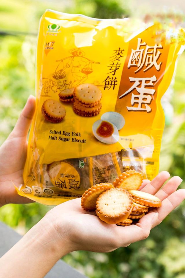 [NEW THÁNG 12/2024]BÁNH QUY TRỨNG MUỐI ĐÀI LOAN MIT GÓI 500 GRAM LOẠI 1