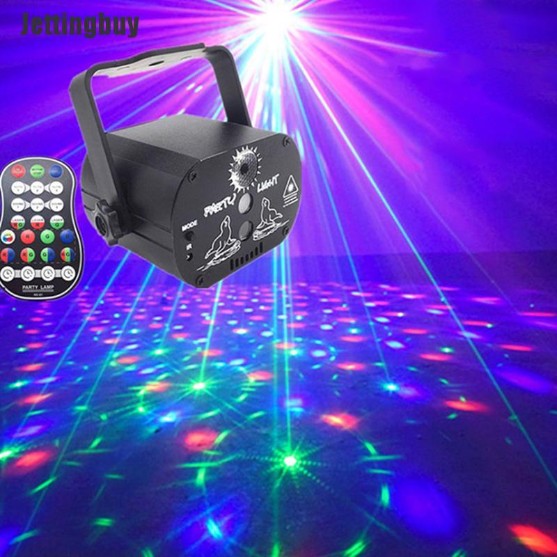 Jettingbuy 60 Pattern Laser Projector Stage Light LED RGB Party KTV Club DJ Disco Lights