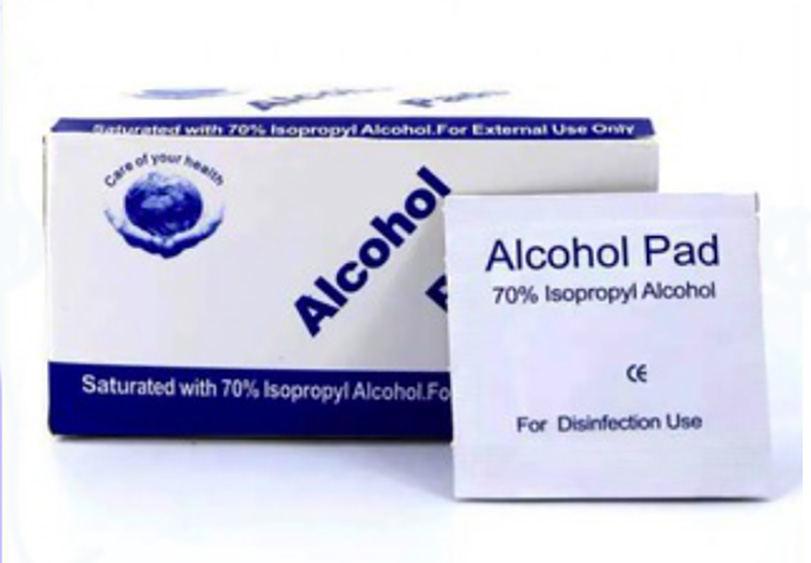 Bông tẩm cồn Alcohol Pads 100 miếng - Nam Sơn Saigon