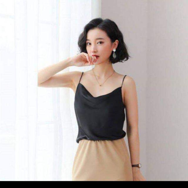 Áo 2 dây cổ đổ