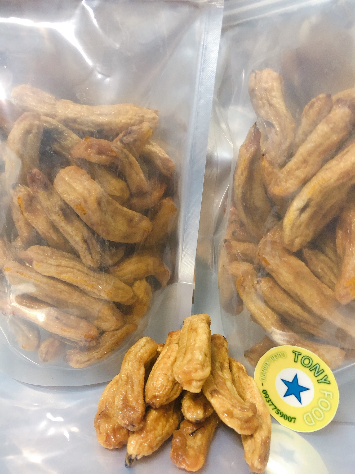 500gr Chuối Sấy Dẻo Nguyên Trái ( Ngọt tự nhiên)