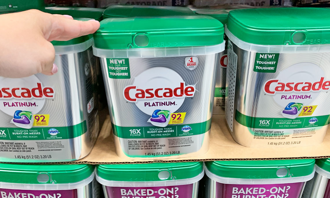 Viên Rửa Chén Nước rửa chén Cascade Complete Patinum Dishwasher Detergent HÀNG MỸ (CHUẨN COSTCO USA)
