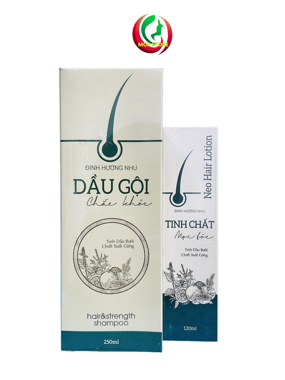 (HOT) Combo Mọc tóc Đinh Hương Nhu ( Xịt Tóc + Dầu gội)