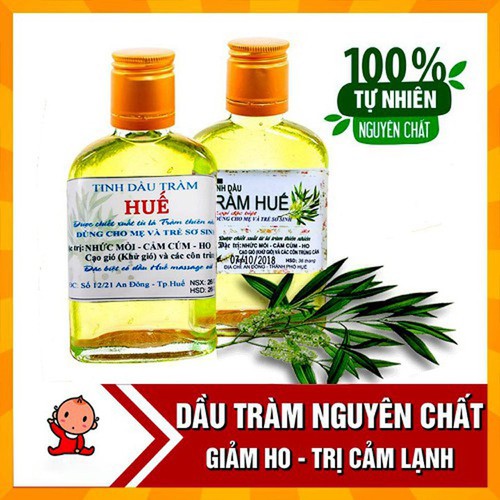 TINH DẦU TRÀM HUẾ 100ML - TINH DẦU TRÀM