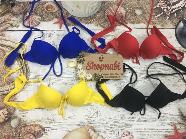 [HCM]Áo bơi bikini mút dày nâng ngực