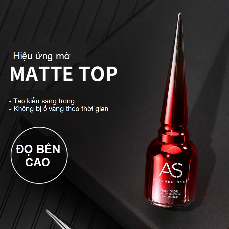 [HCM]  Matte Top | Top Lì AS Đỏ | Chai Chức Năng