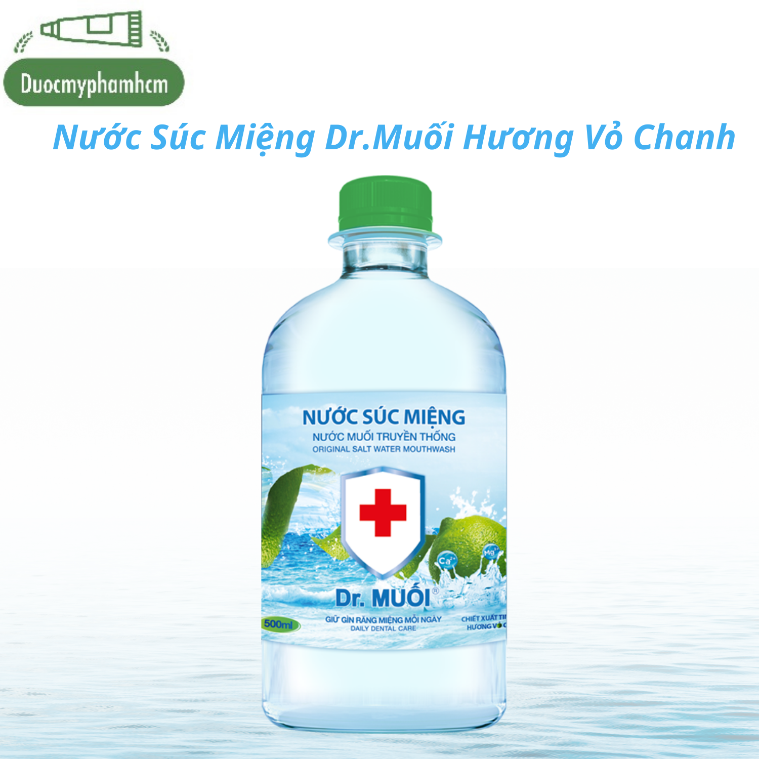 Nước Súc Miệng Dr.Muối Hương Vỏ Chanh, Chăm Sóc Răng Miệng Hiệu Quả 500-1000ml