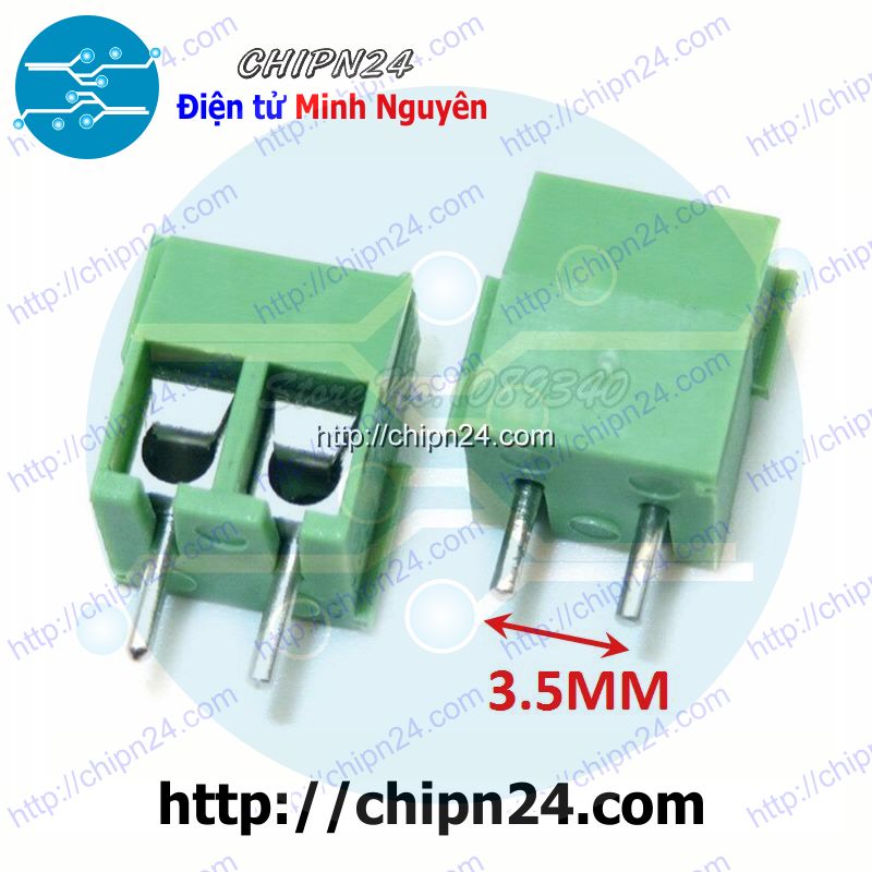 Domino kf350 (3.5mm) (terminal, cầu đấu dây cọc nguồn 2/3/4p) - [chọn loại]