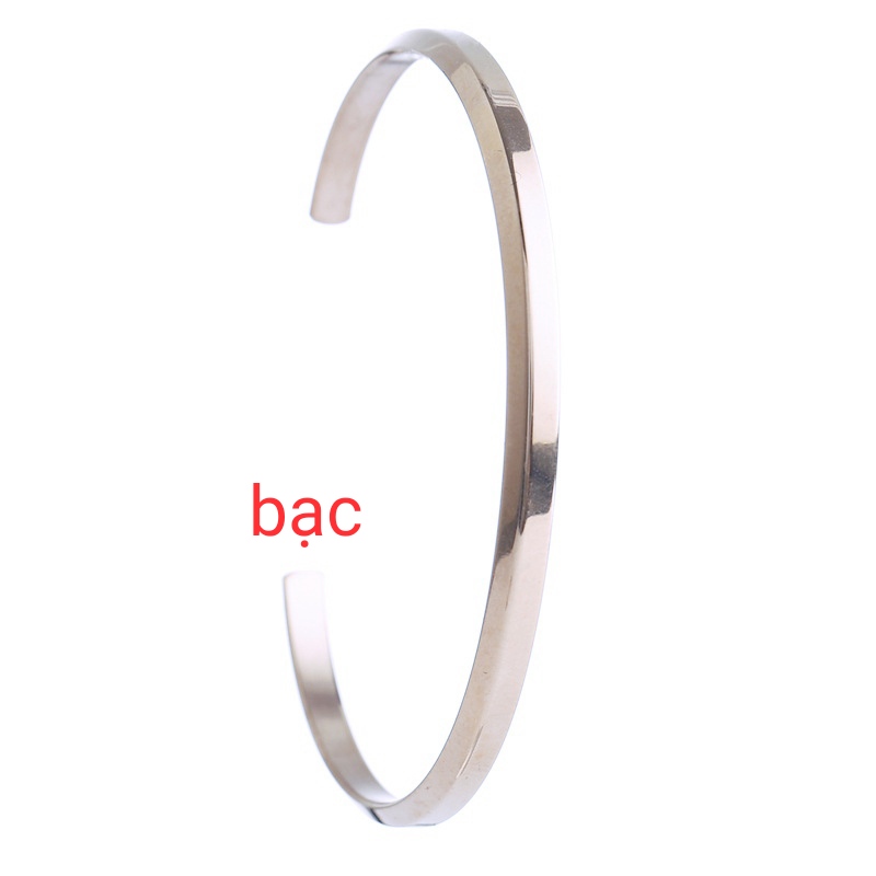 Vòng cuff titan không sét, vòng cặp nam nữ BẢO HÀNH 1 NĂM KHÔNG SÉT