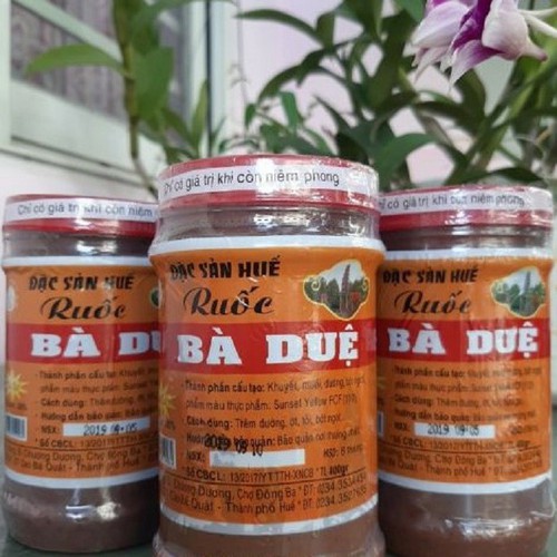Combo 05 hũ Mắm Ruốc Bà Duệ 400gr - Bún Bò Huế