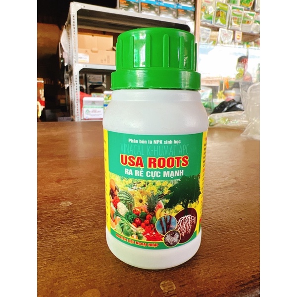 Phân bón lá USA ROOTS ra rễ cực mạnh chai 100ml (phun hoa lan, các loại cây)