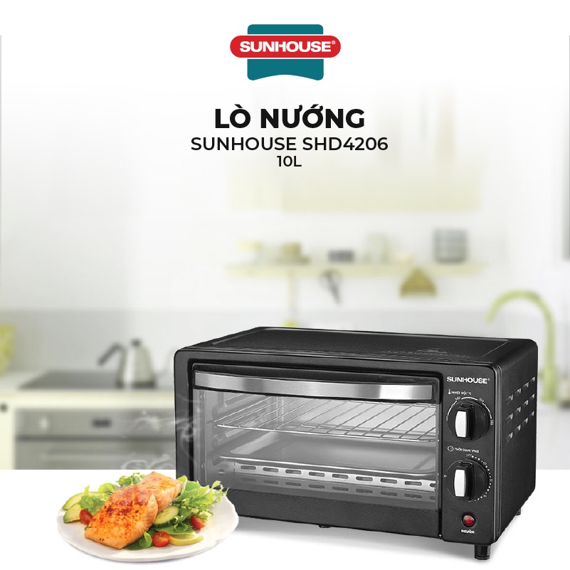 Lò nướng 10L SUNHOUSE SHD4206/4207