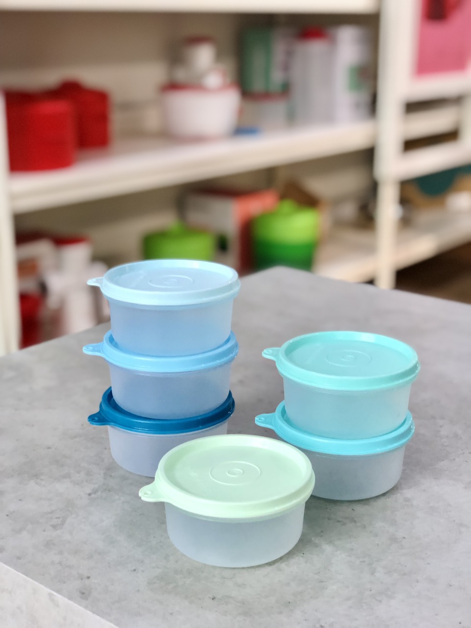 BỘ HỘP BQT TUPPERWARE COLORFUL SMALL SERVER 200ml