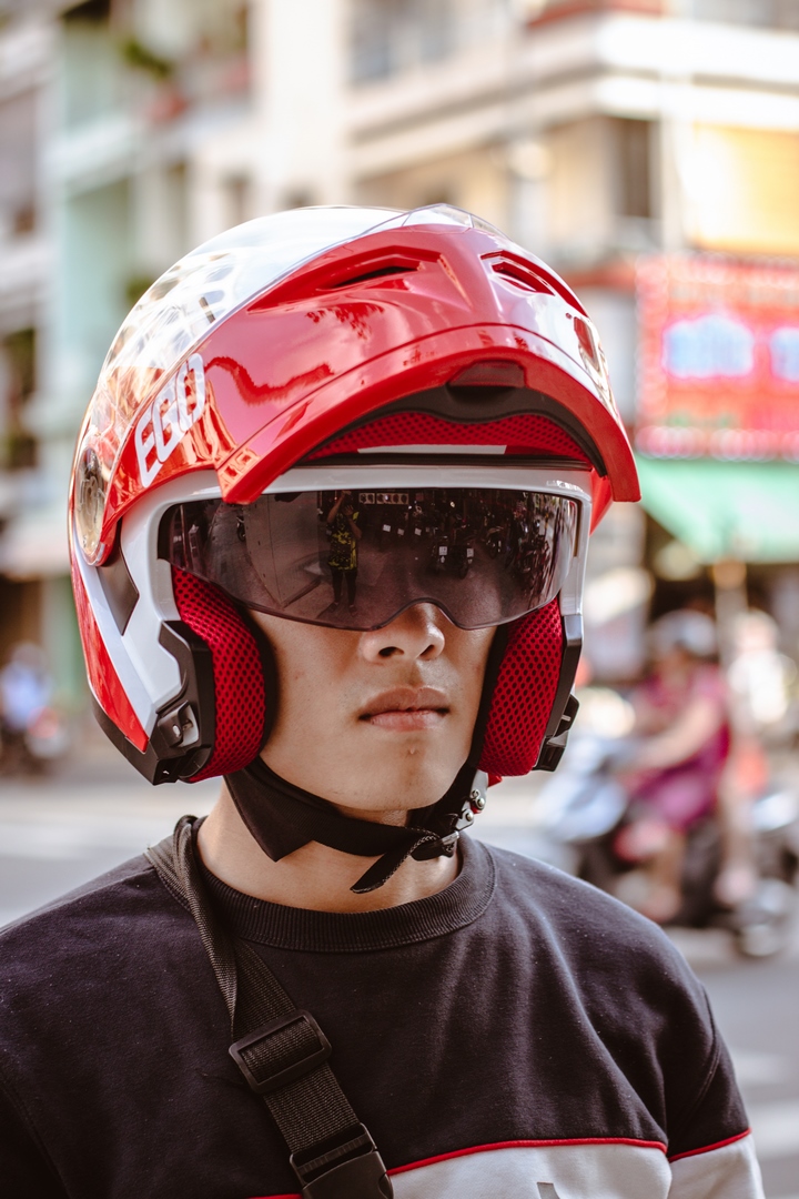 Mũ bảo hiểm fullface lật hàm EGO E-9 - GARA20