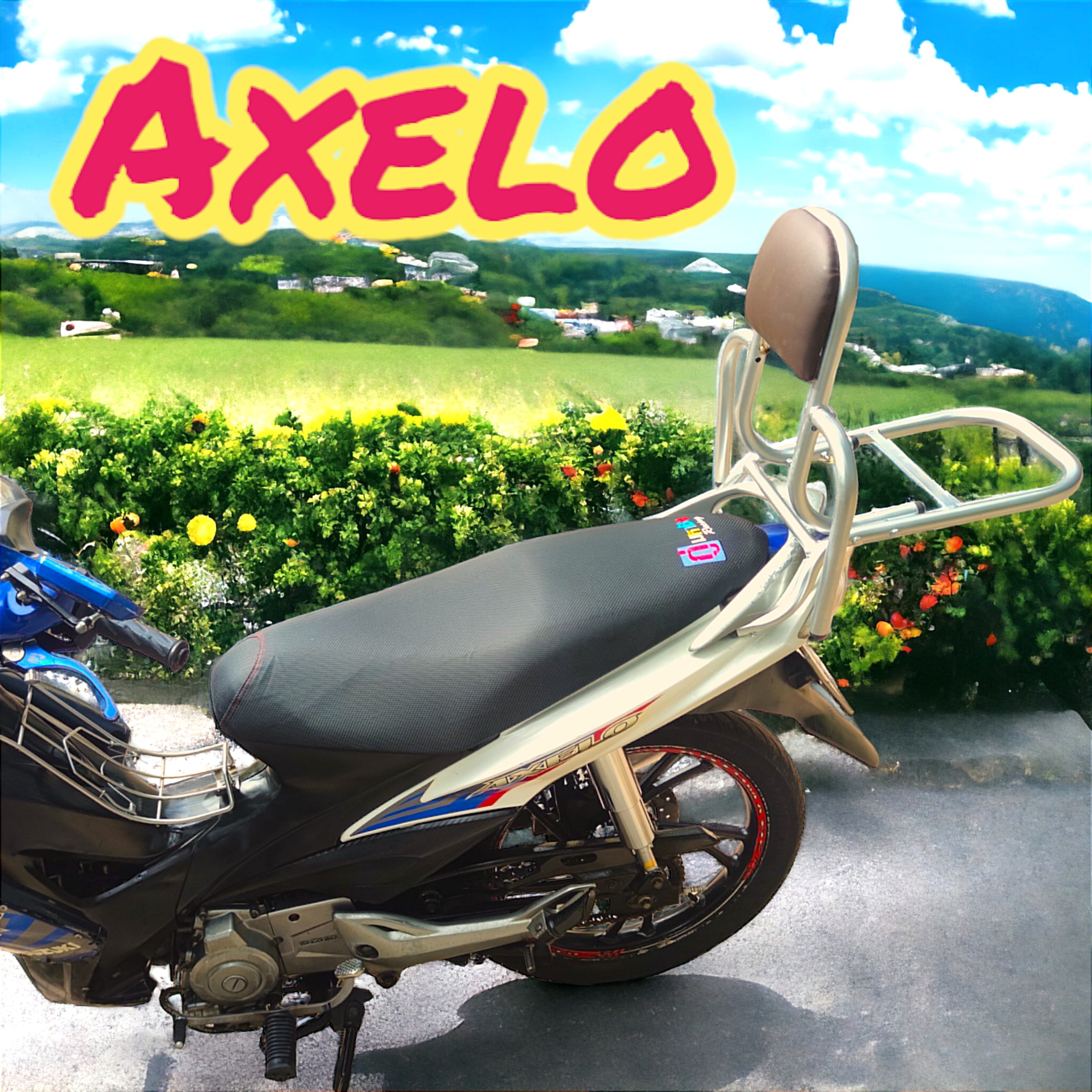 ( tặng lót tay) Baga phượt xe máy xe axelo