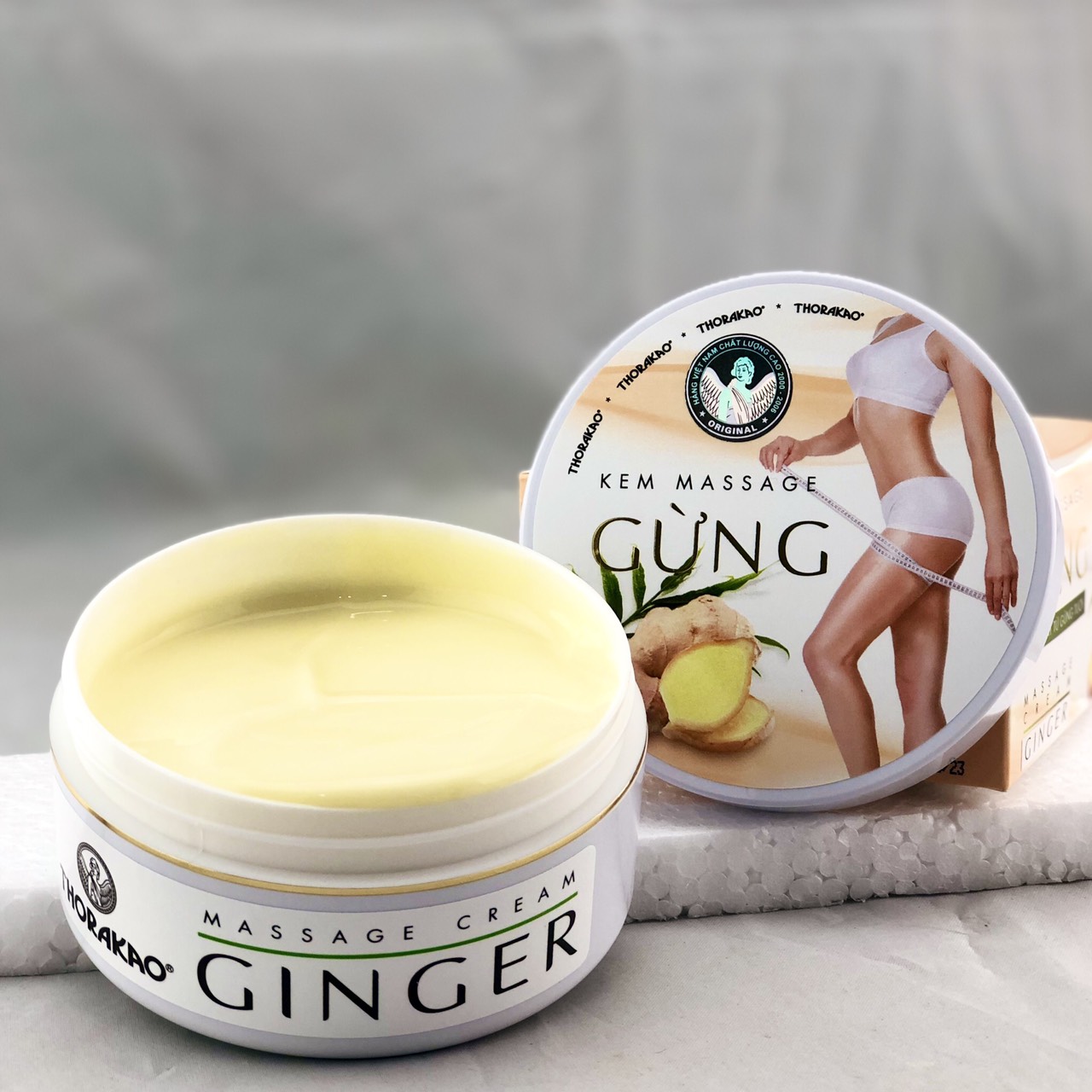 [HCM]Kem Massage Gừng Thorakao 200g