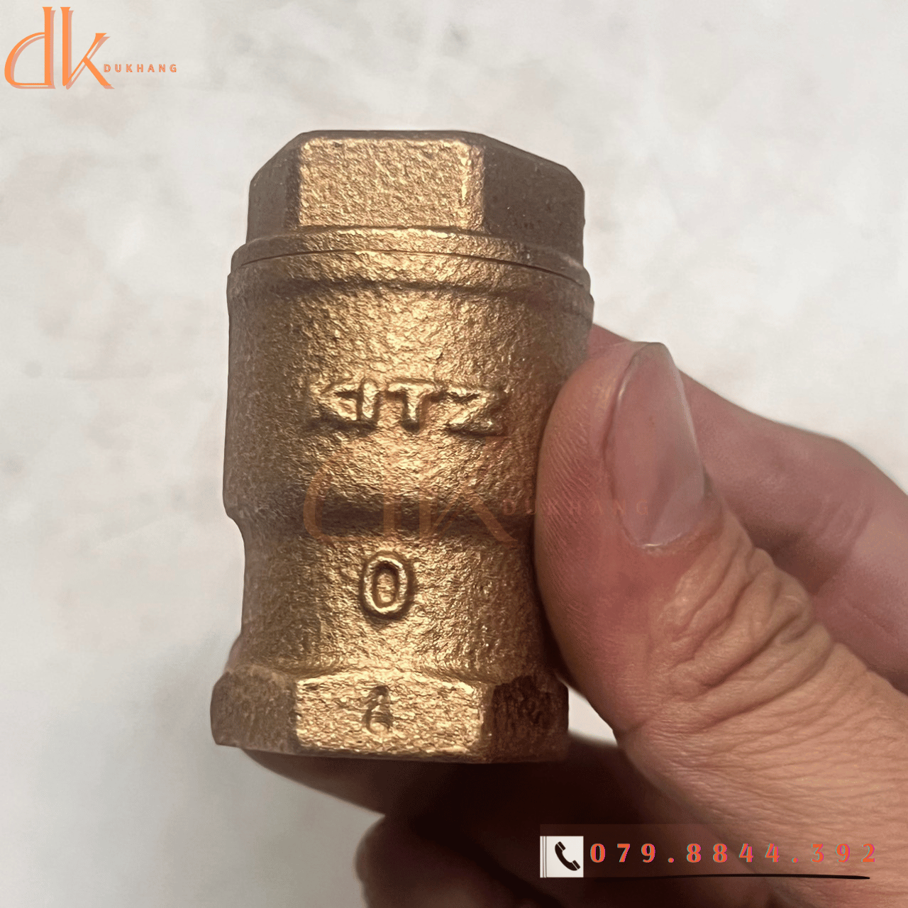 Van 1 chiều lò xo thau kitz