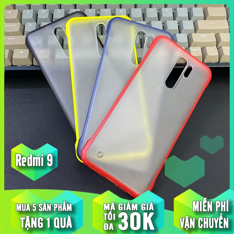 Ốp lưng cho Xiaomi Redmi 9 nhám hở viền, nhựa TPU dẻo